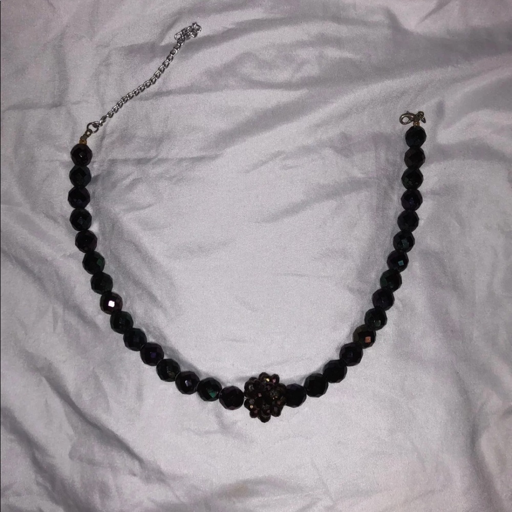 Black Shimmering Necklace